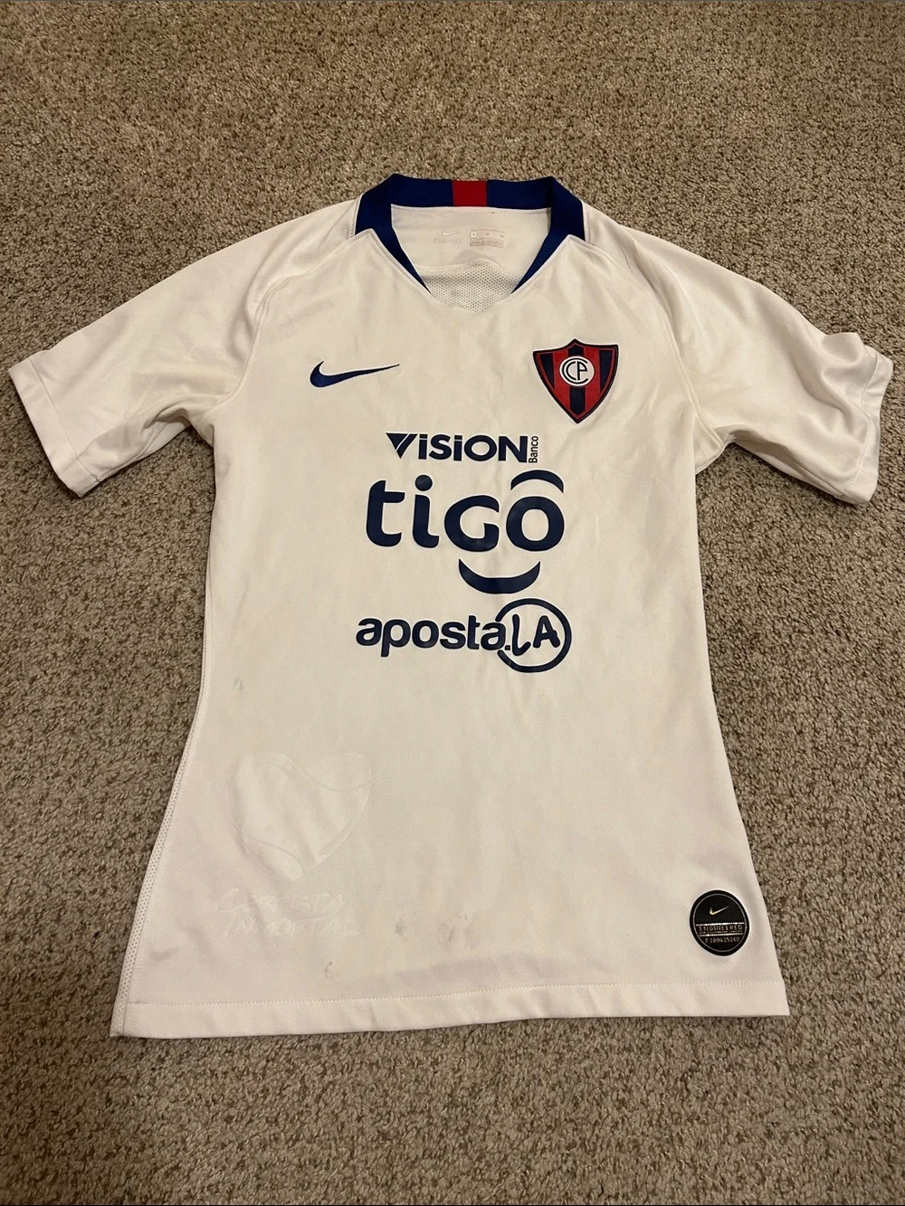 Club Cerro Porteño Nike Away Jersey - official player jersey